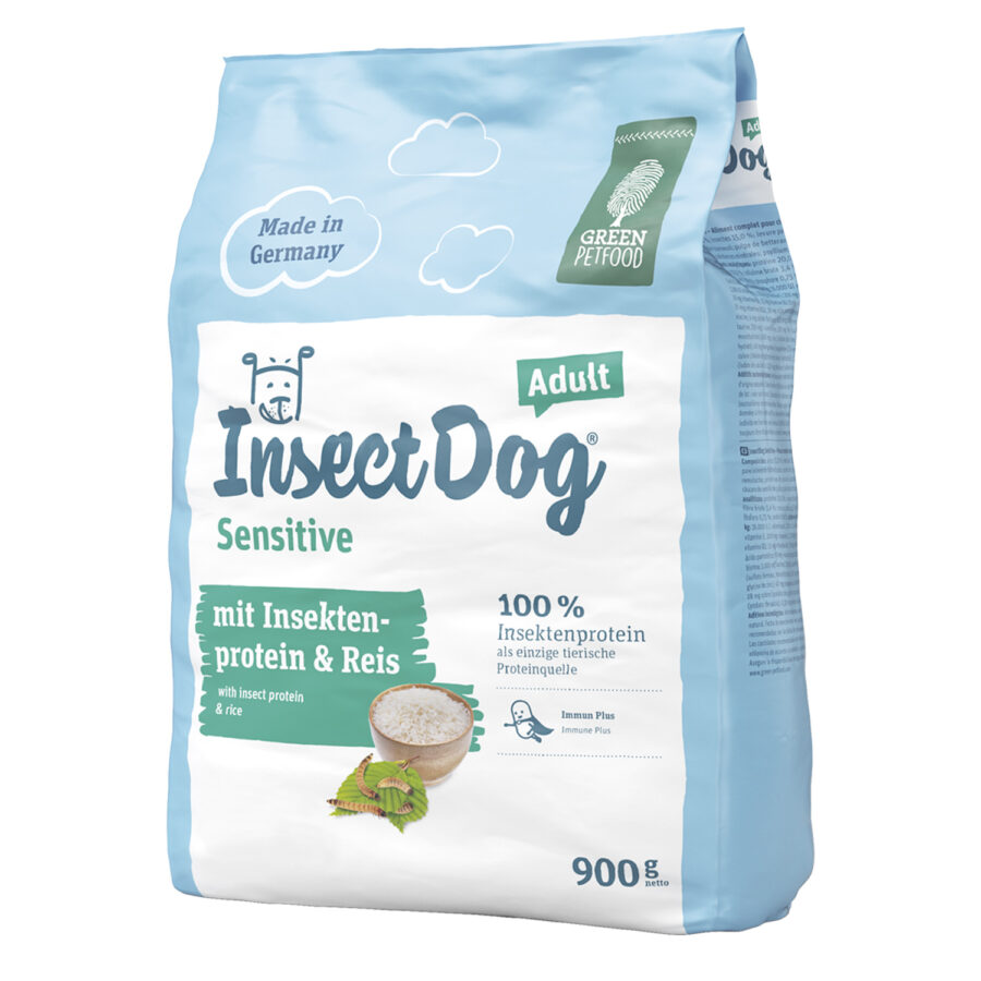 Saco Perro Sensitive, INSECTDOG, 900 g